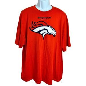 Men's Denver Broncos Shirt Sz 2XL NFL Team Apparel T-Shirt Orange Wes Welker